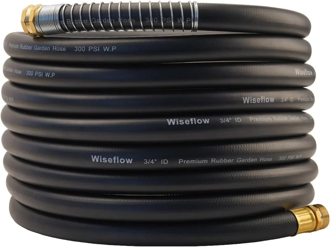Lumi Discount Garden Hose 50FT x 3/4, Heavy Duty Rubber Hose, 1200PSI Burst, 300PSI Working for Yard - Image 15