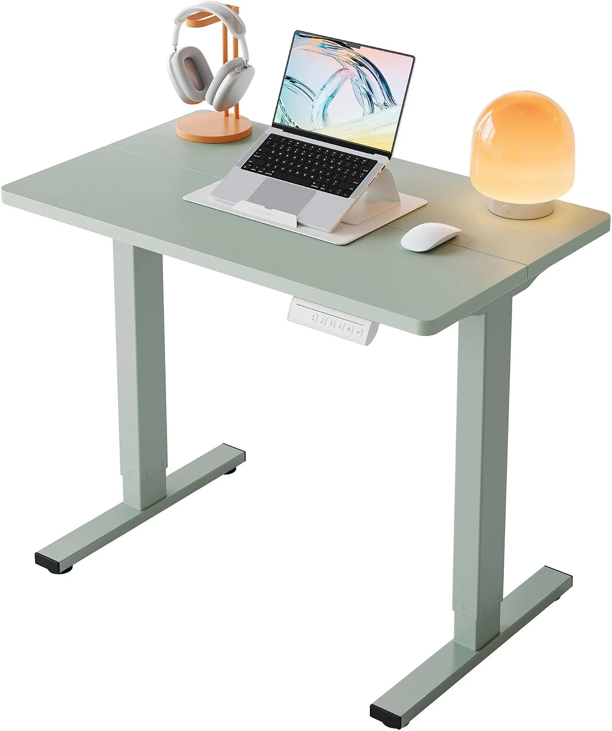Lumi Discount HUANUO 32 Small Electric Standing Desk Adjustable Height, 4 Memory Height Settings - Image 34