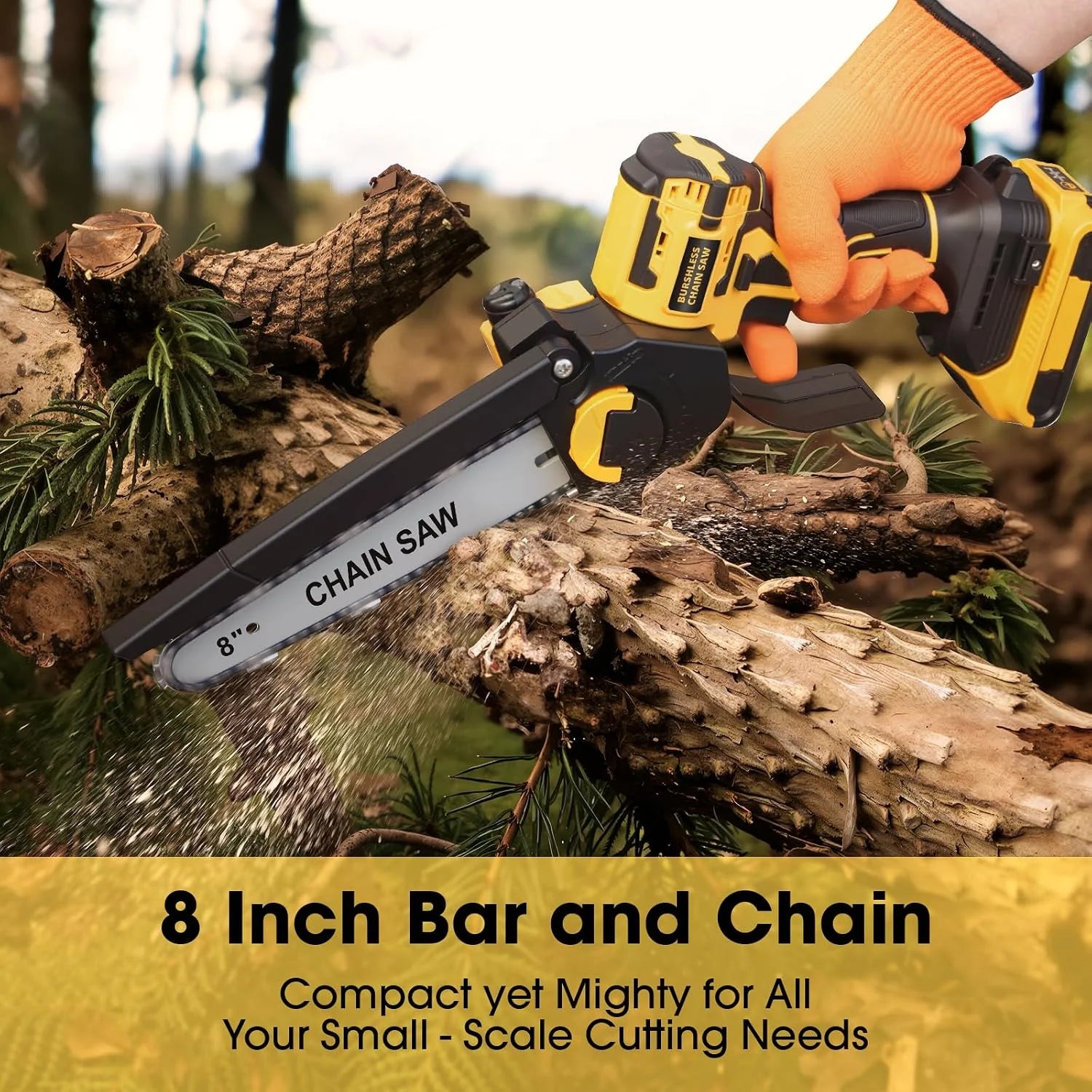 Lumi Discount Chainsaw for Dewalt 20V MAX Battery(Battery Not Included)