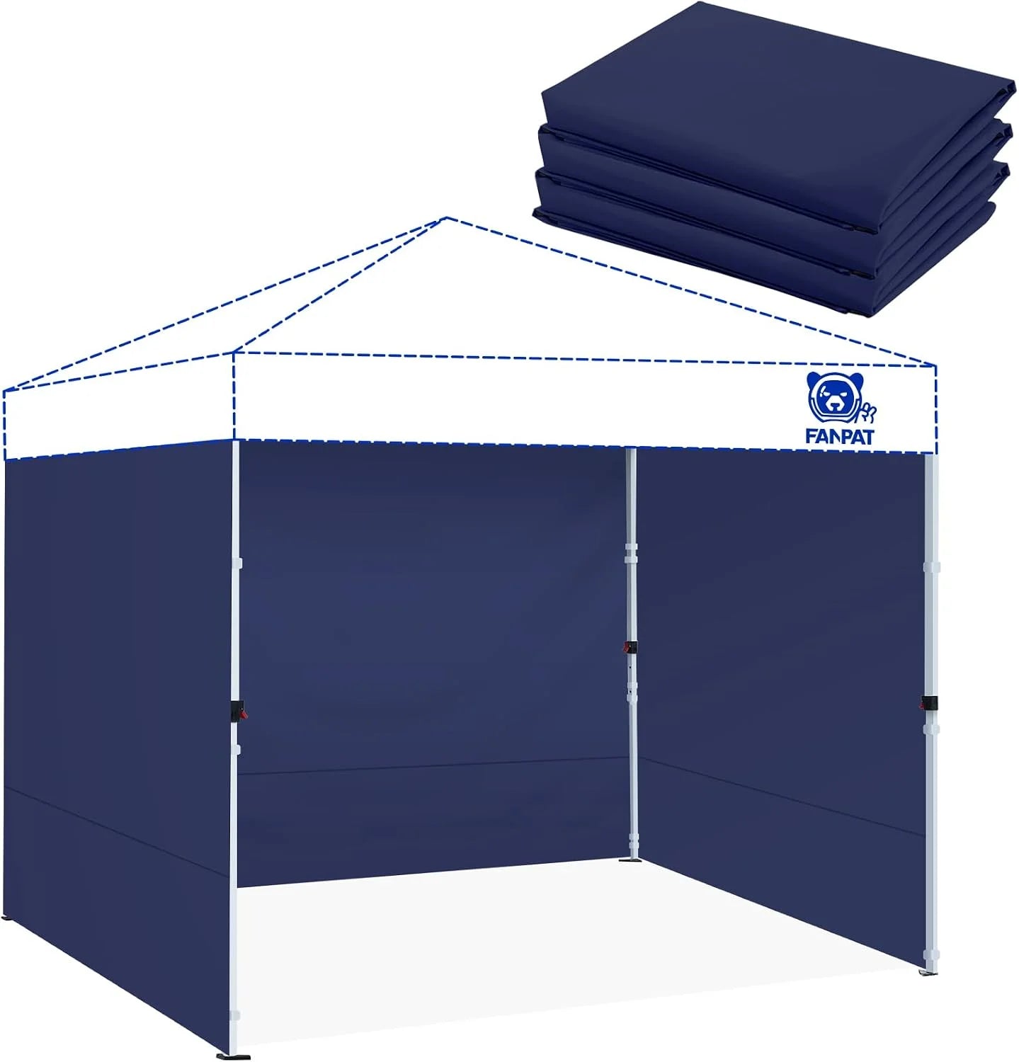 Discount 10×10 Canopy Sidewalls for Canopy Frame, White (3Pcs Sidewalls Only) - Image 7