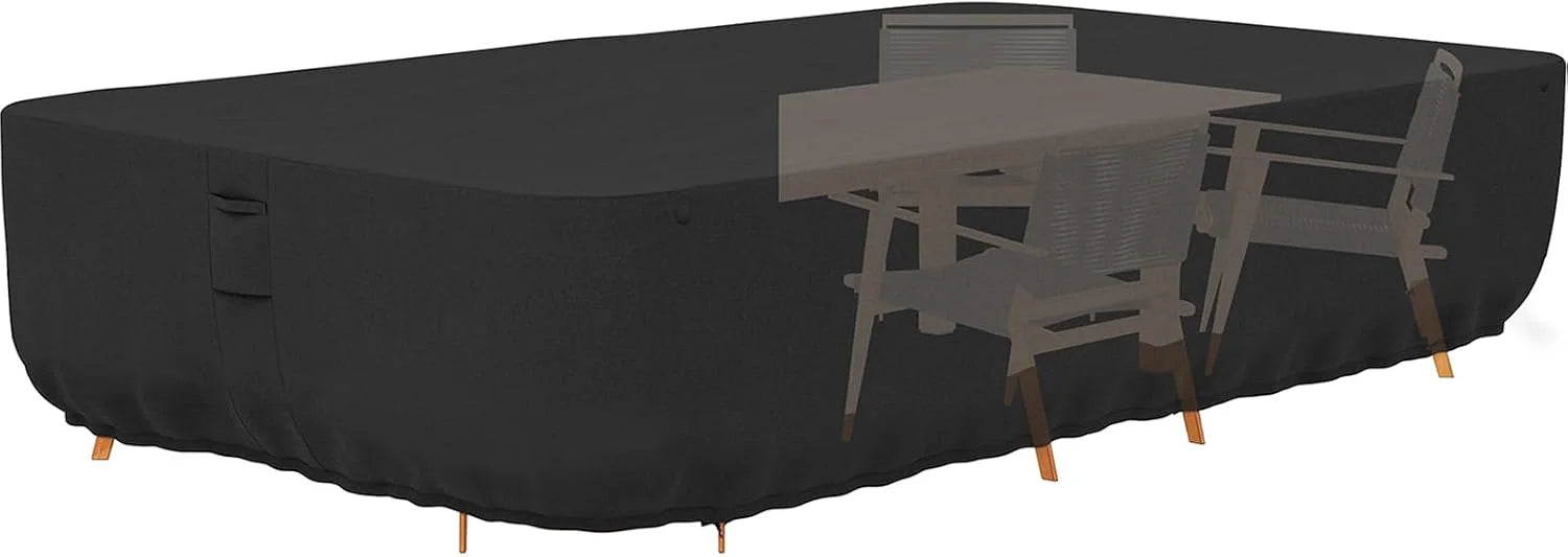 Discount Tuyeho 124x84 Heavy Duty 900D Outdoor Patio Furniture Set Cover Waterproof - Image 4