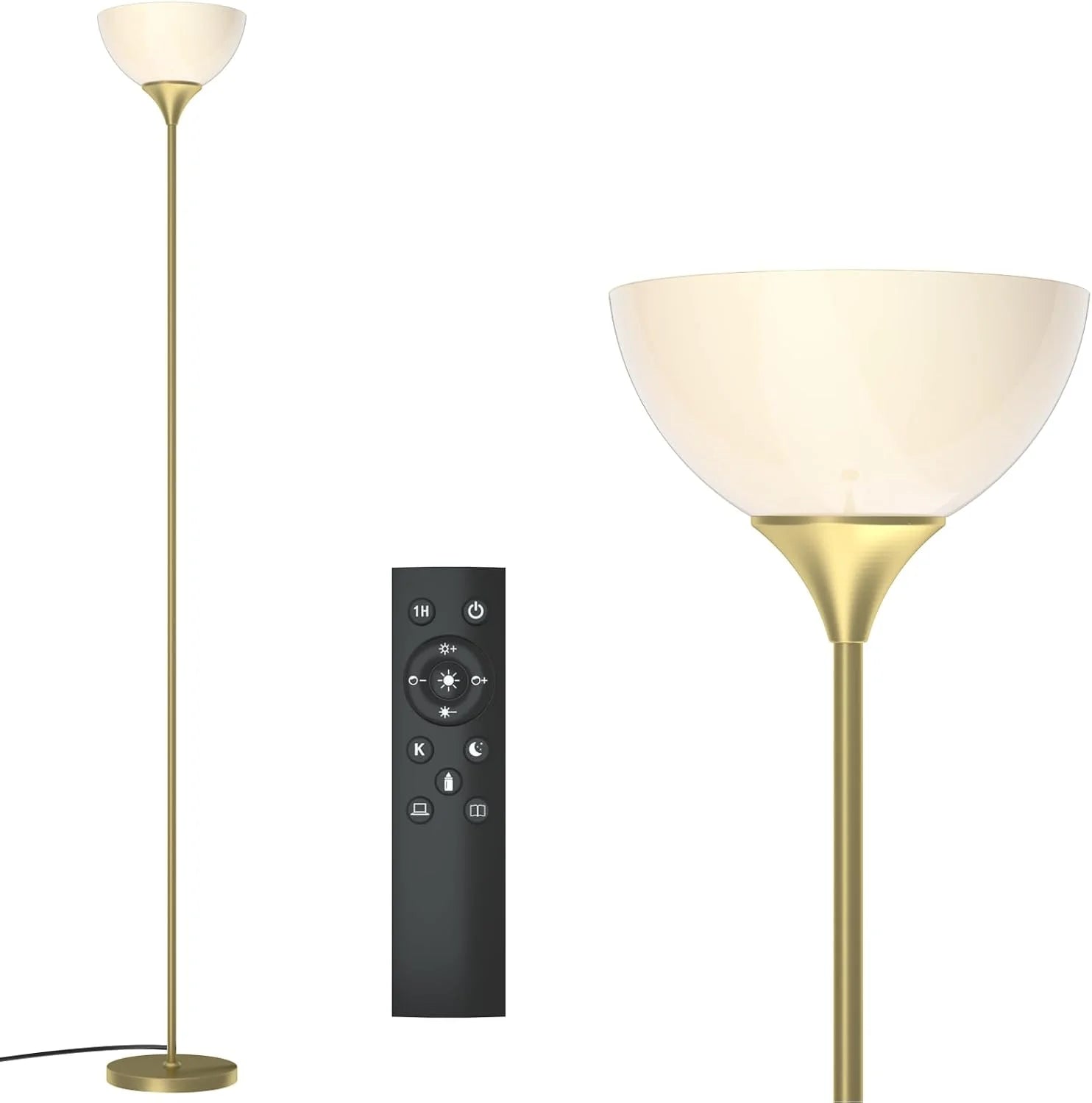 Discount PESRAE Floor Lamp, Remote Control, Bulb Included - Image 5