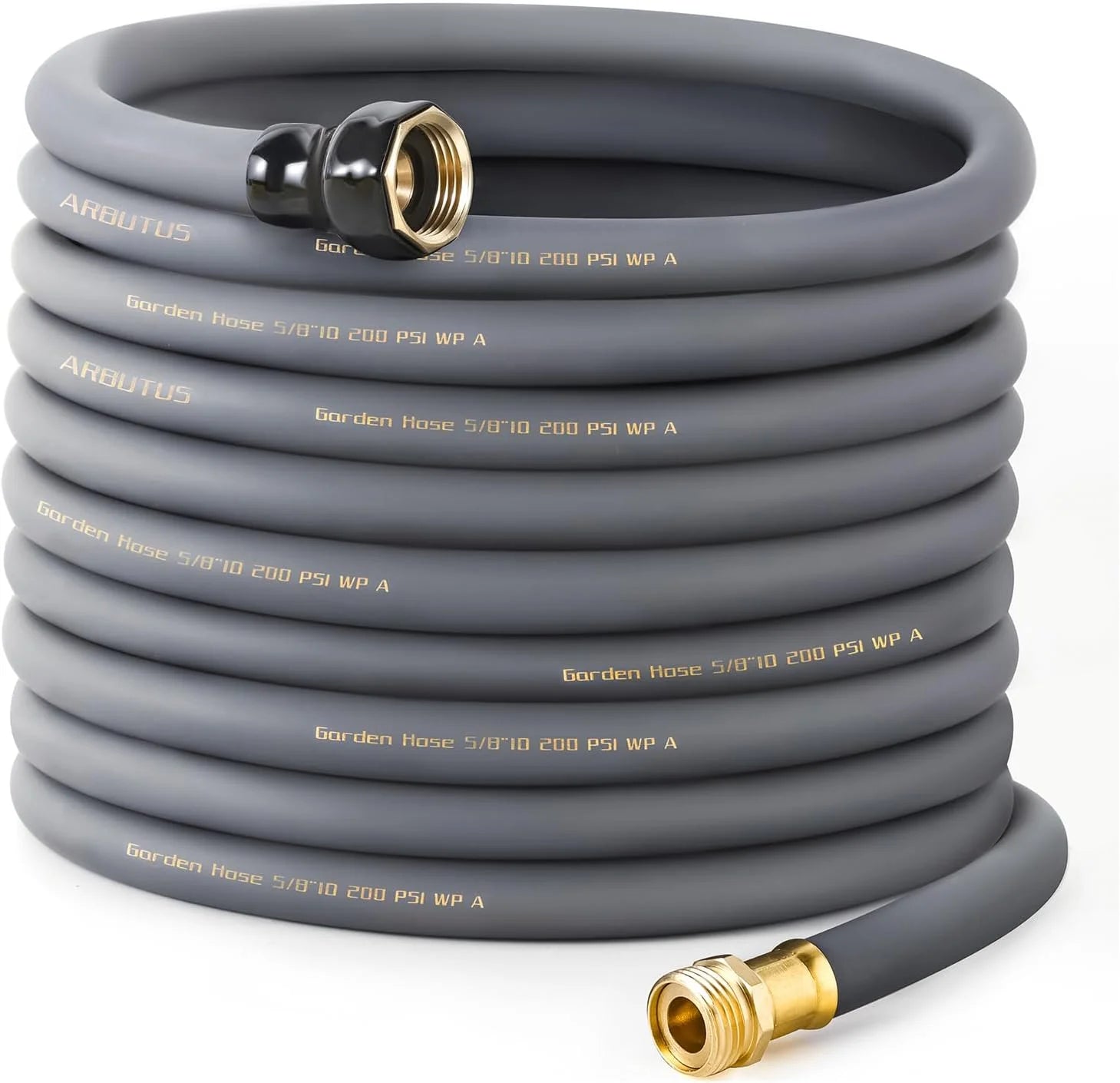 Lumi Discount Garden Hose 5/8 x 100ft, Brass Rubber Heavy Duty Water Hose 600 PSI Burst Pressure - Image 3