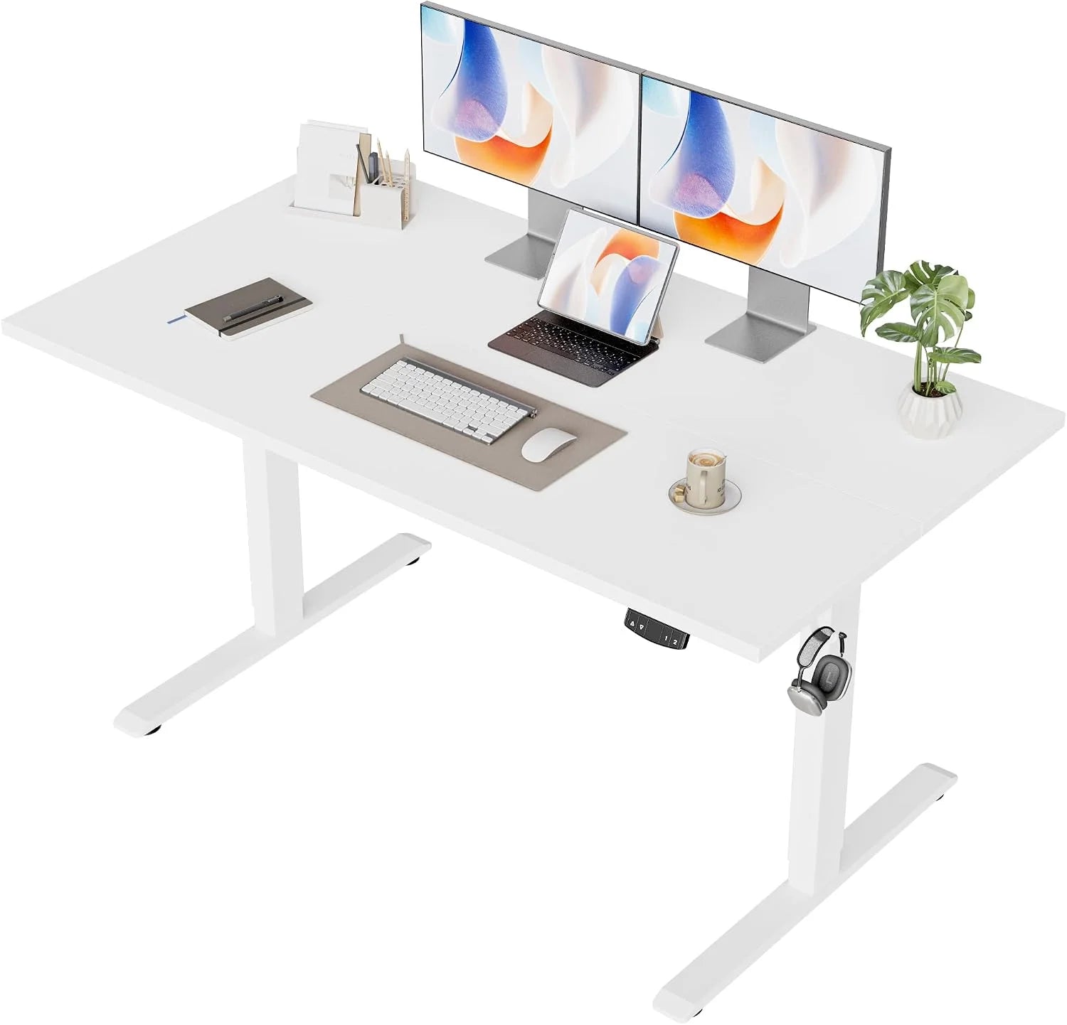 Lumi Discount Electric Standing Desk, 48 x 24 Inches Height Adjustable Desk - Image 16