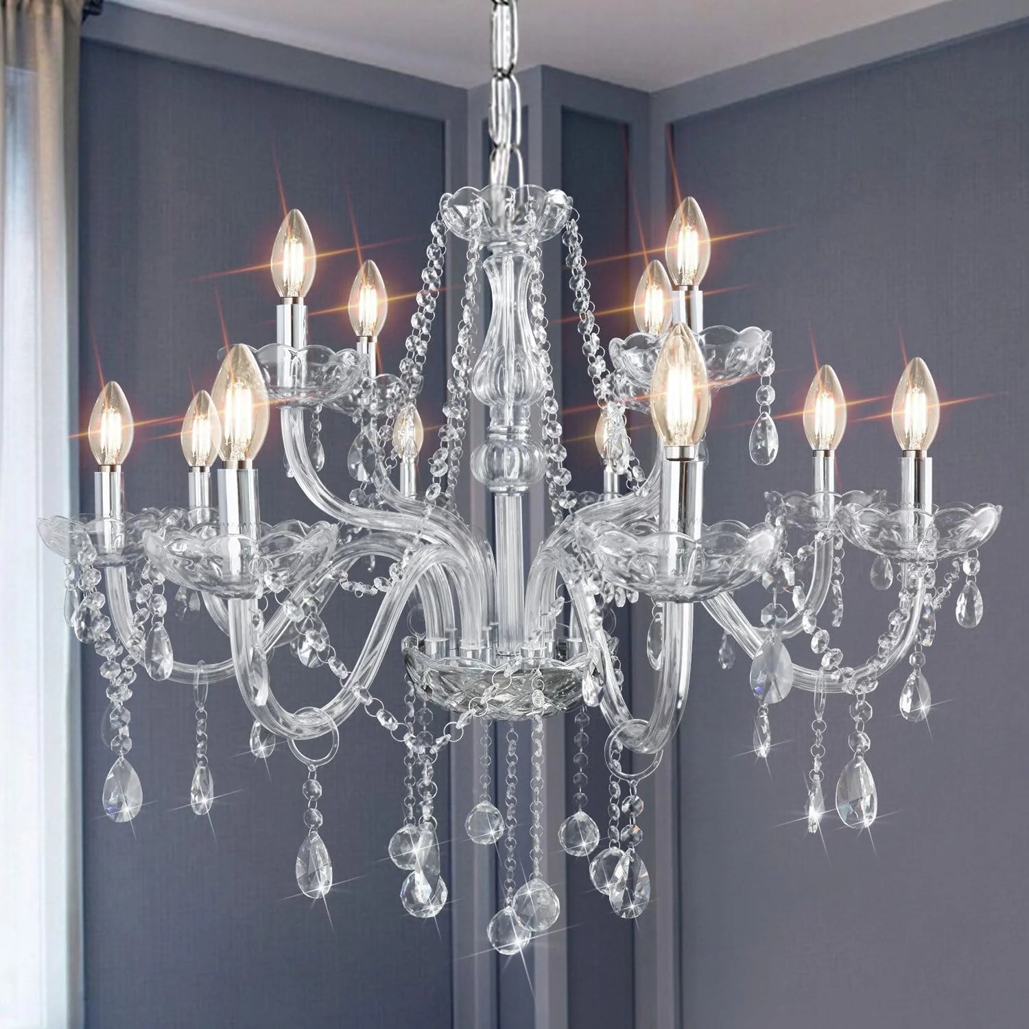 Discount Chandeliers Classic Crystal Candle Chandelier Lighting