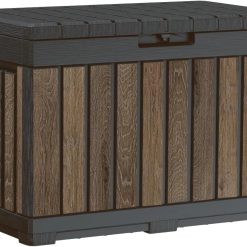 Alternative view of Lumi Discount Premium Everwood 30 Gal Outdoor Storage Box and Patio Side Table