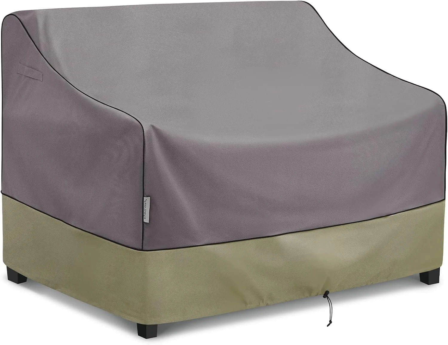 Lumi Discount Outdoor Patio Sofa Covers 88 x 40 x 33 inch Waterproof Grey - Image 2