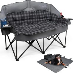 Alternative view of Discount Camping Chair Padded Loveseat Camping Couch, Oversized 2 Person Camp Chairs with 2 in 1 Carry Bag