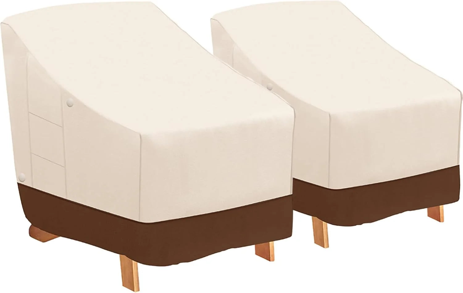 Discount Tuyeho 900D Adirondack Patio Chair Cover 2Pack 40x37x30 Outdoor Waterproof - Image 6