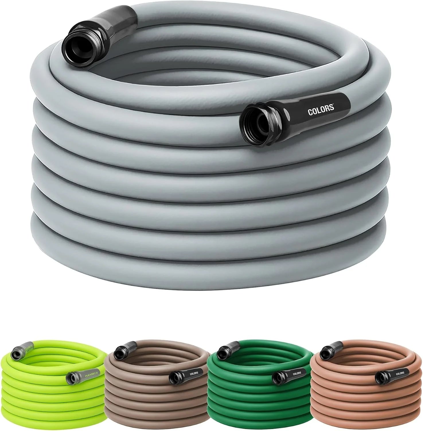 Lumi Discount Garden Hose 5/8 in. x 100 ft., Lightweight All-Weather Water Hose, Durable and Flexible, Leak-Free Connections - Image 9