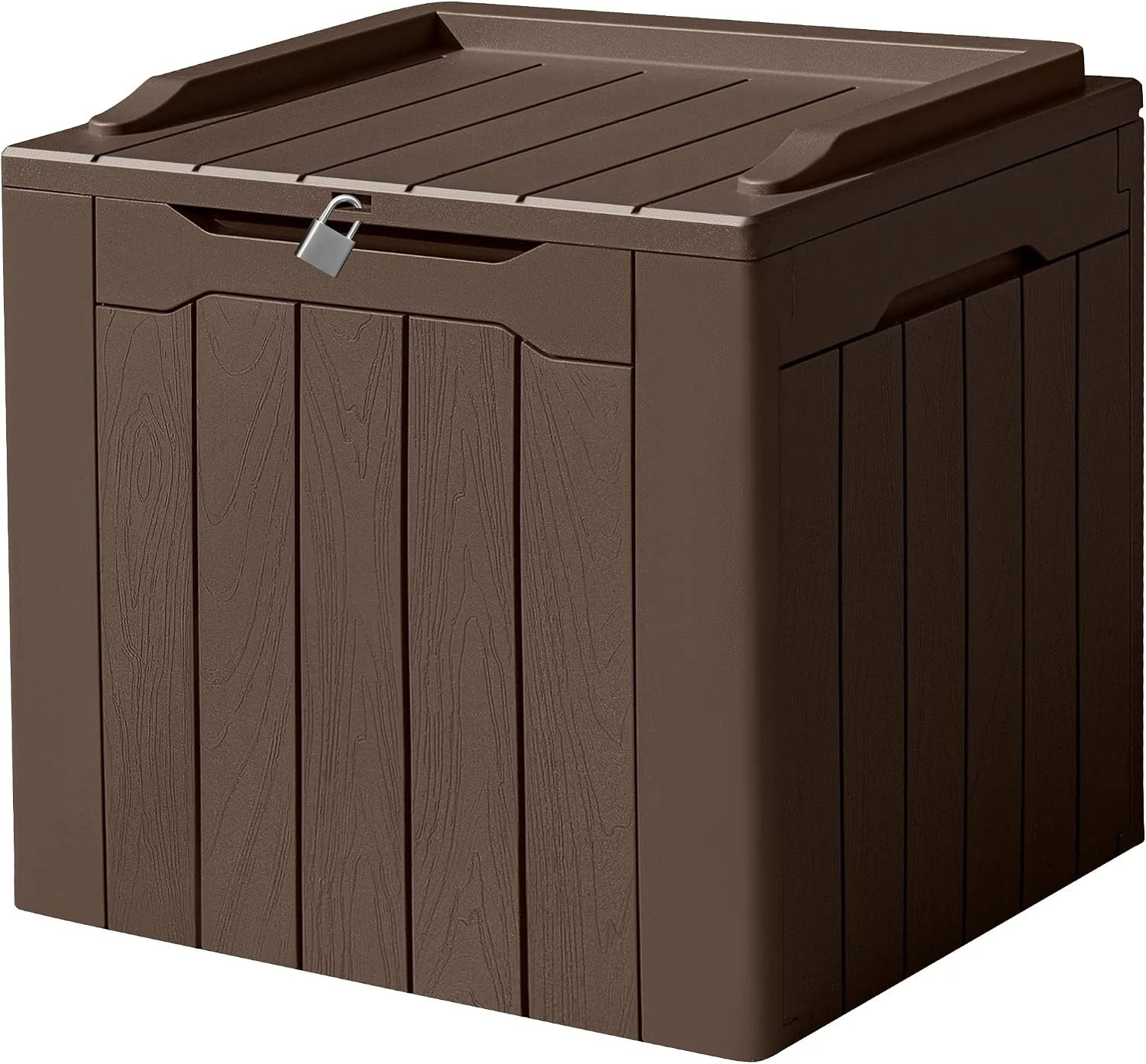 Discount Devoko 100 Gallon Waterproof Resin Deck Box, Large Outdoor Storage Box - Image 12