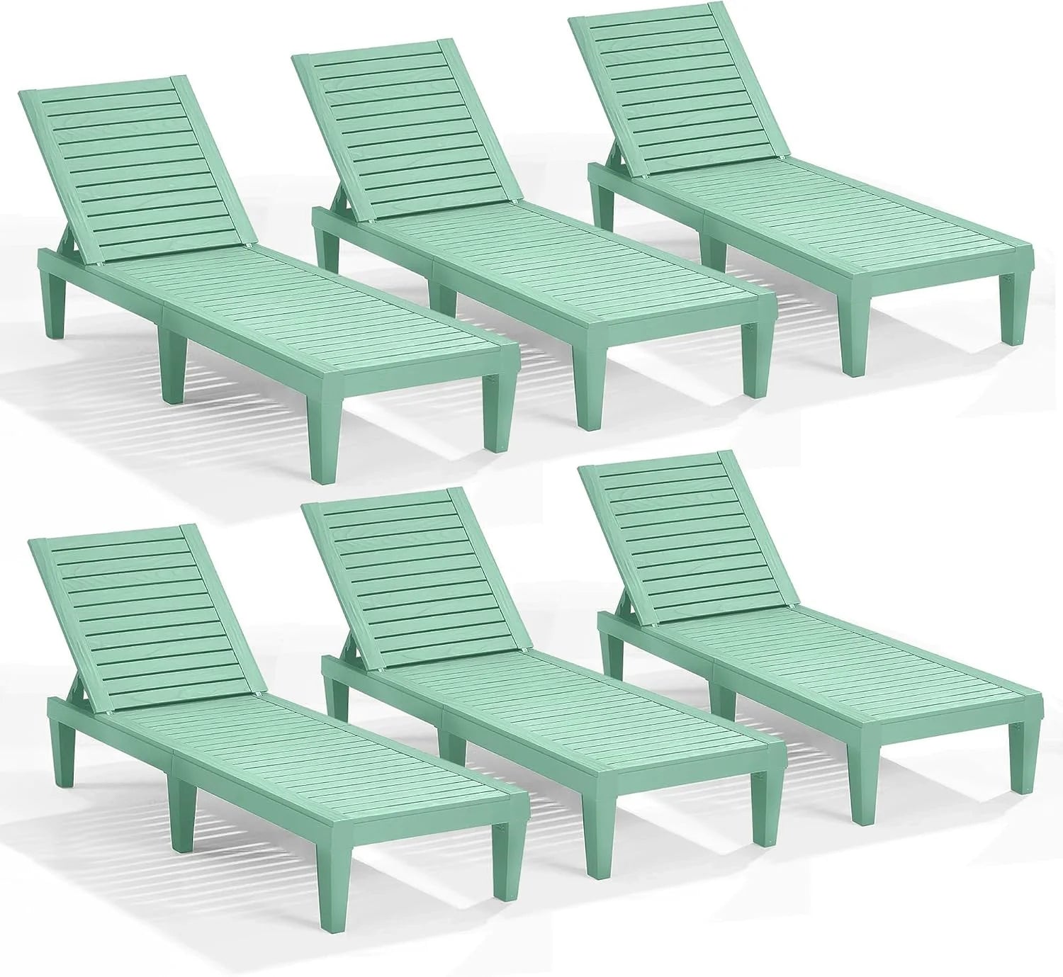 Lumi Discount Nestl Lounge Chair Outdoor, Tanning Chair, Chaise Lounge Outdoor Set of 2, 5 Adjustable Positions - Image 15